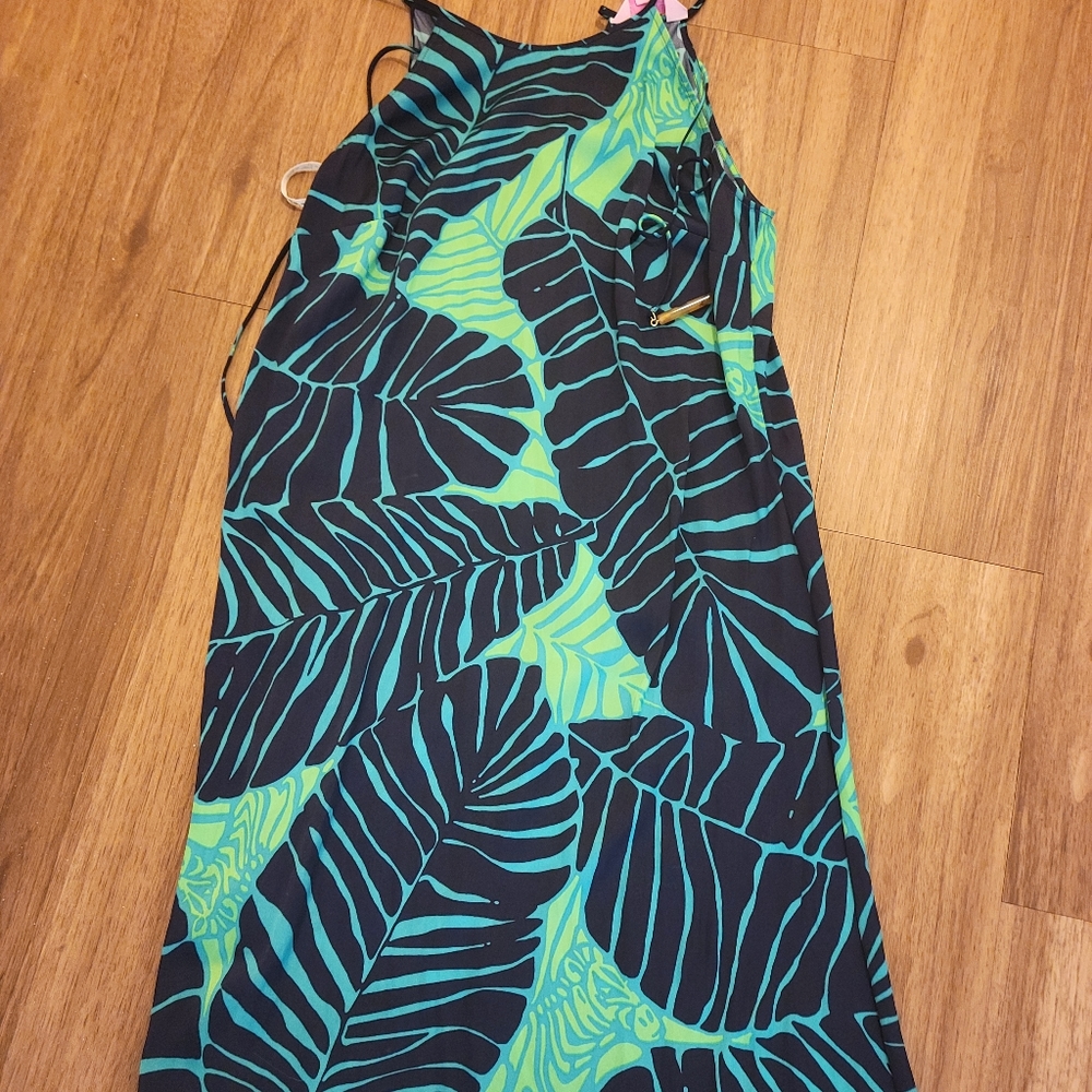 Tropical Silk Lilly Dress